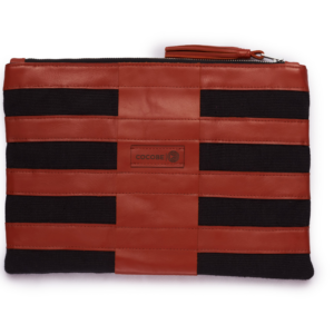 Pochette - Adeline marron et noir