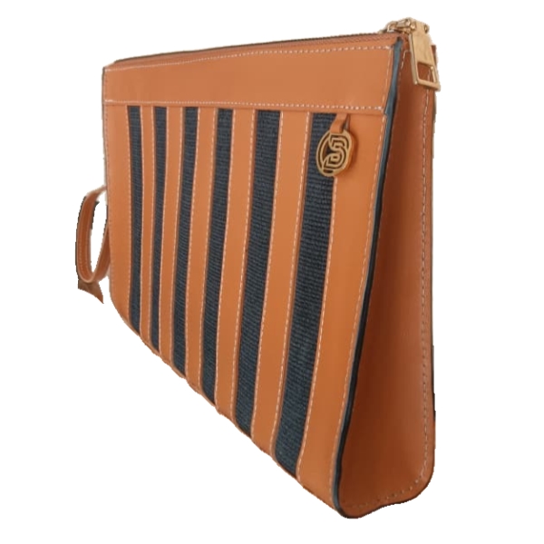 Pochette Jeanne Camel Noir