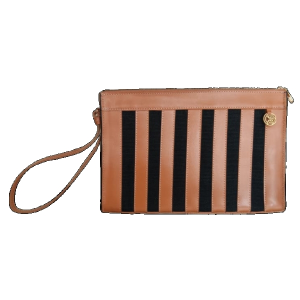 Pochette Jeanne Camel Noir