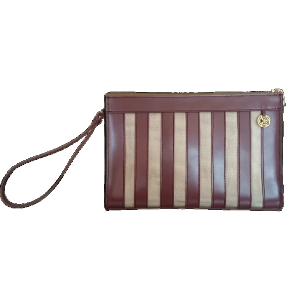 Pochette Jeanne Prune Ocre