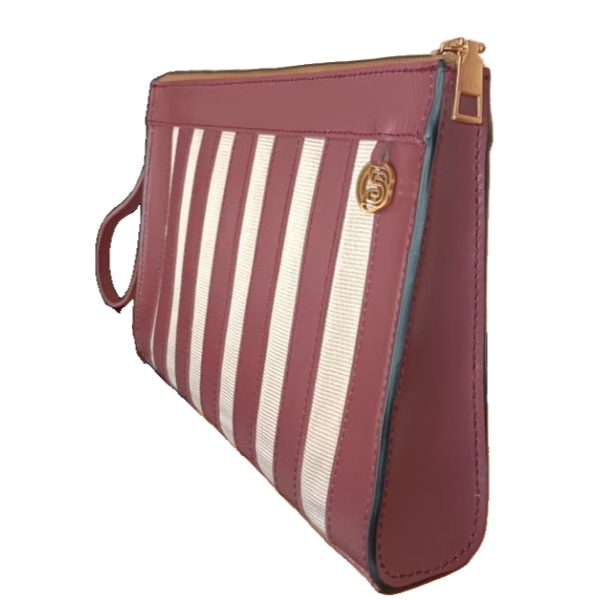 Pochette Jeanne Prune Ocre